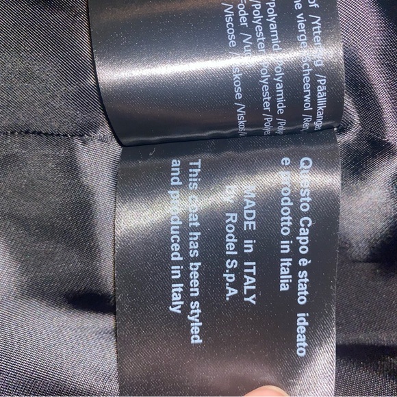 Cinzia Rocca Icons Black Teddy Bear Wool Hooded Pea Coat US 10 or IT 46 - Picture 4 of 10